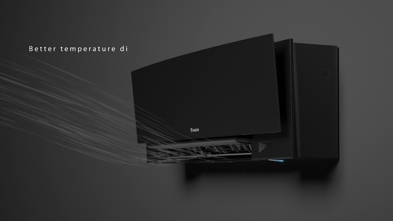 Daikin emura FTXJ25AB9/RXJ25A9 Κλιματιστικό Inverter 9000 BTU A+++/A+++ με WIFI BLACK